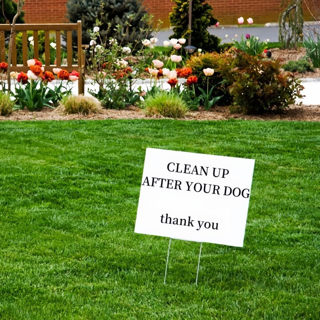 8 Heavy Duty H Frame Sign Stakes: Waterproof and Wind Resistant 17.4” x 7”