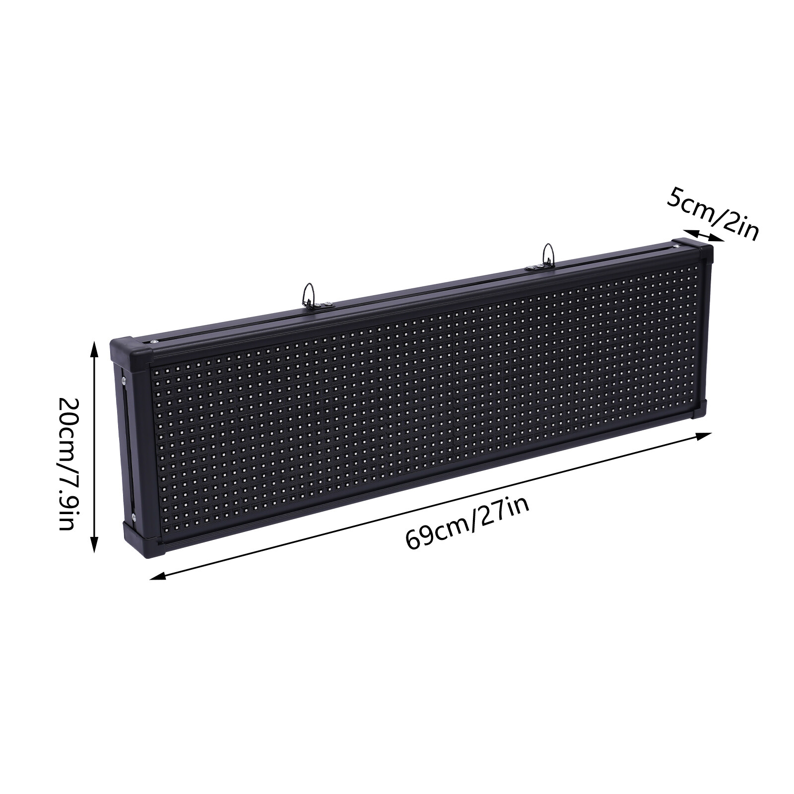 26″x8″ LED Advertising Sign Programmable Scrolling Display Board Full Color
