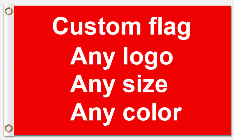 Custom Personalize Flag Advertising Banner Any Design Polyester 3x5FT USA Stock