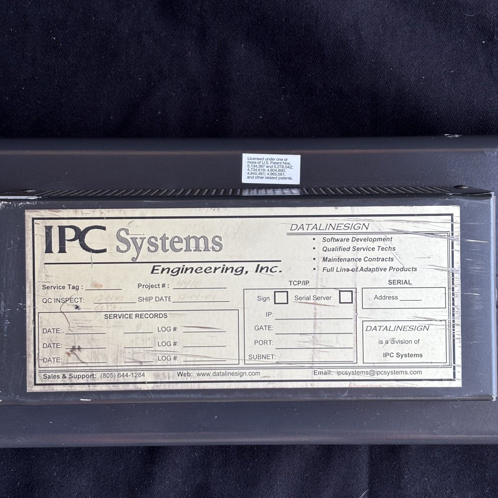 Adaptive Micro Systems Sign Model # 320C. Indoor use only. Gently used.