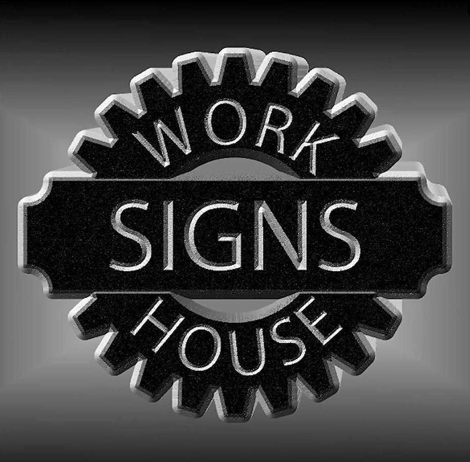 No Bargaining Elegant BLACK Aluminum Composite Sign
