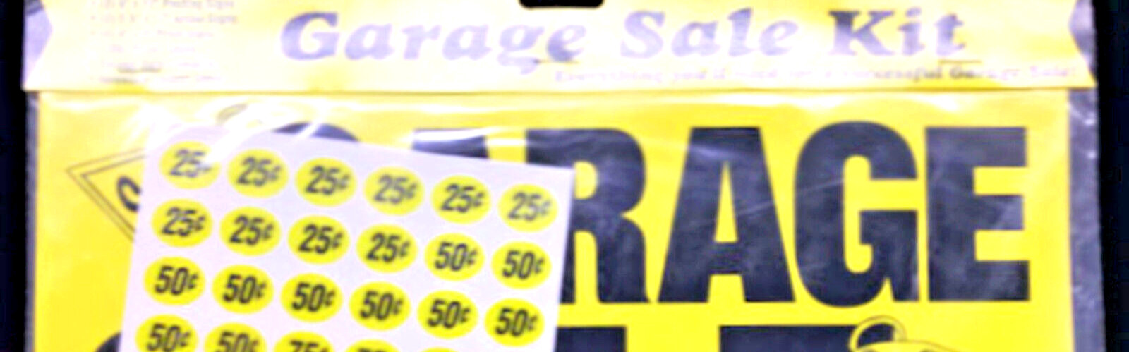 Garage Yard Sale SIGN KIT 8″x12 SignS arrows Price Label Stickers HILLMAN 848623