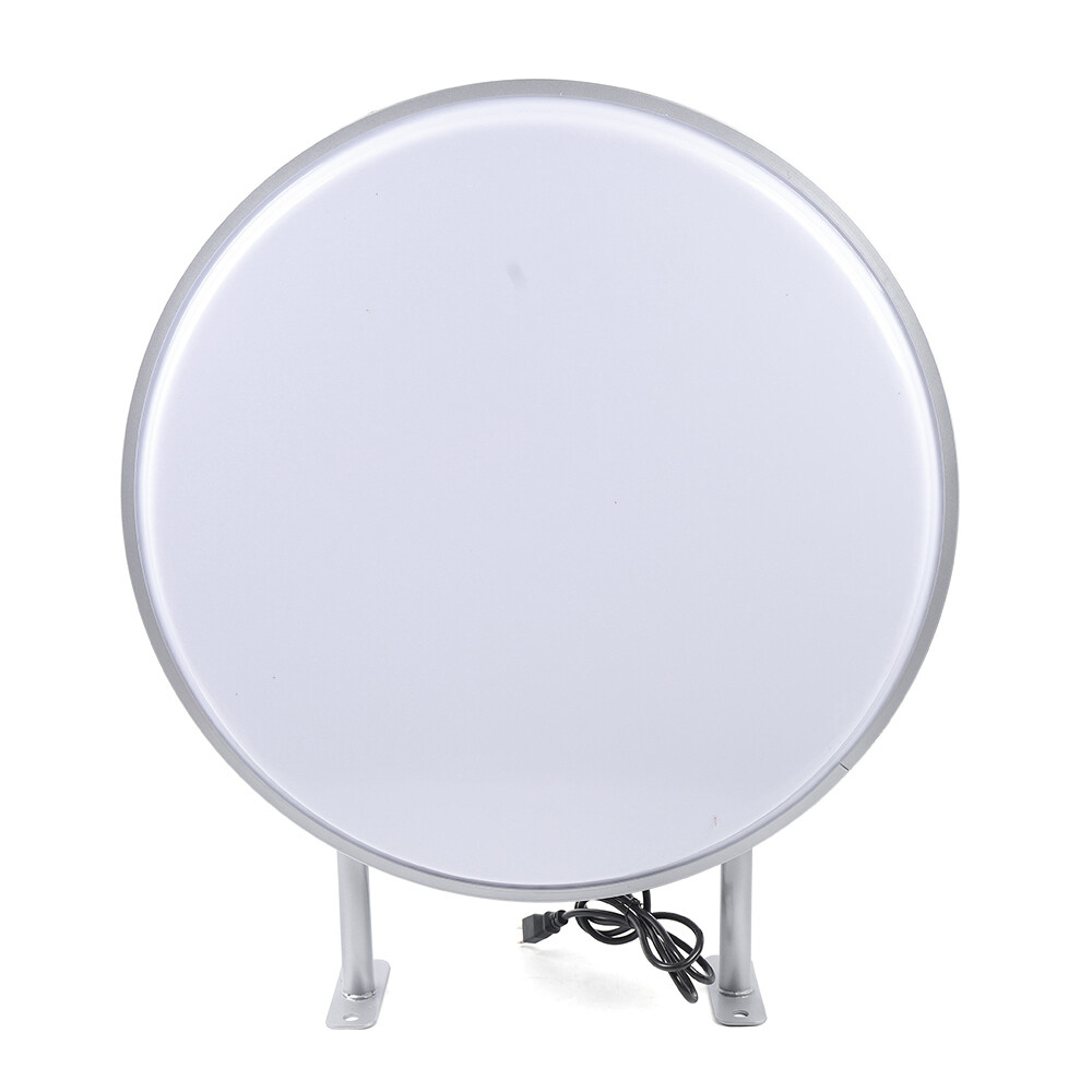 24″ LED Double Sided Round Light Box Outdoor Sign Advertising Projecting Lights