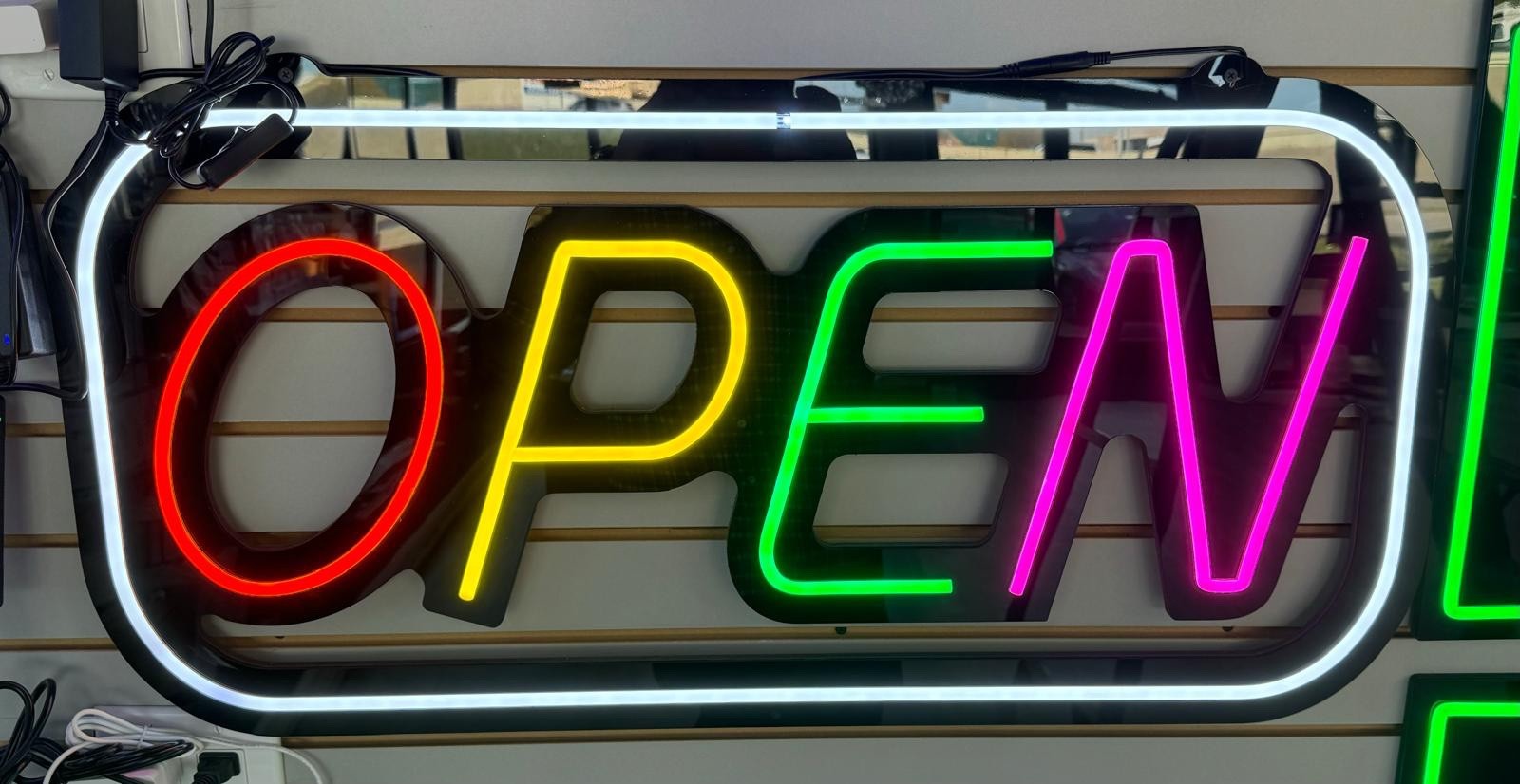 LED OPEN SIGN NEON (35×17) for Business, Stores Retail Shop Window