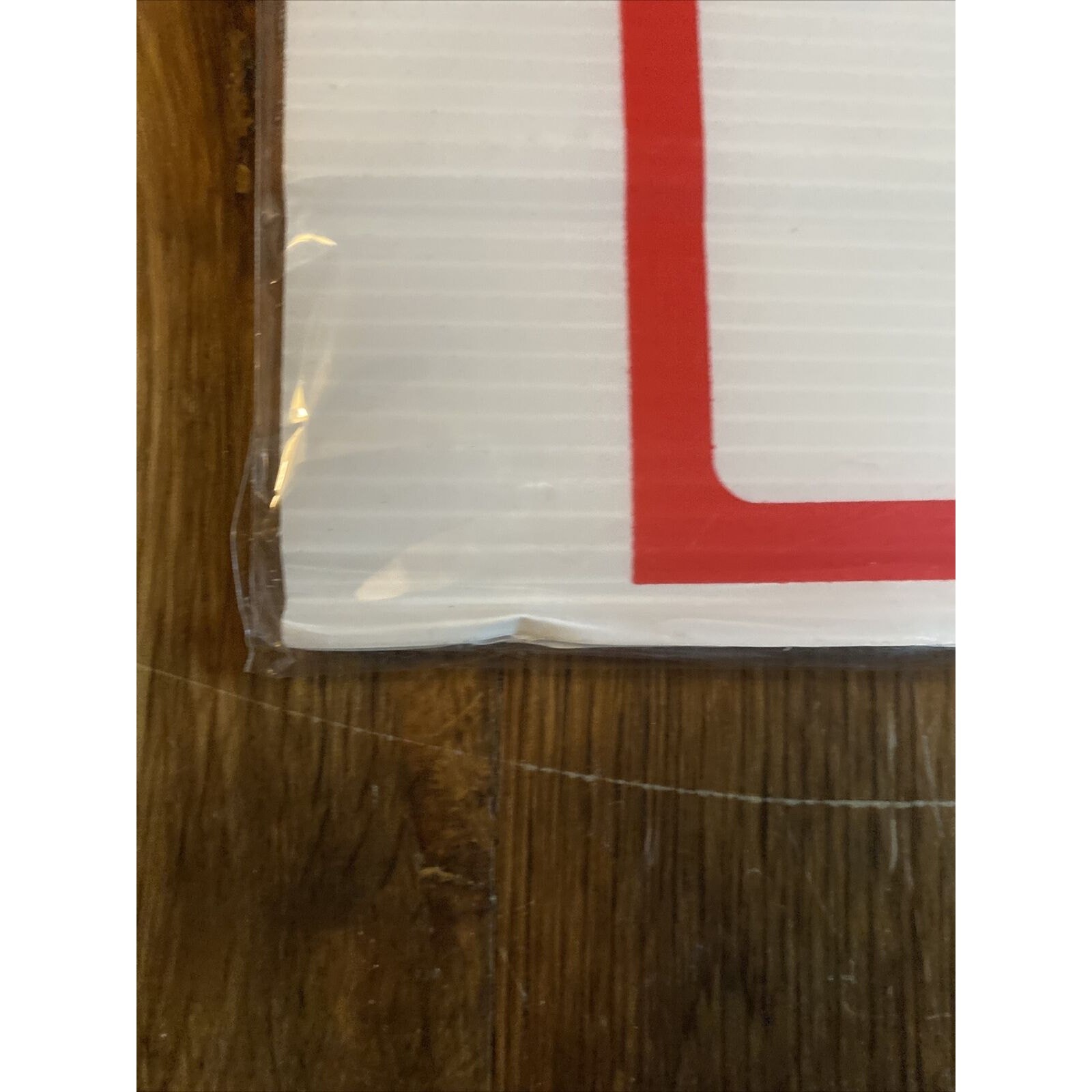 Garage Sale Signs Double-Sided Red And White Arrow W/Metal Stands 16X6 SEALED