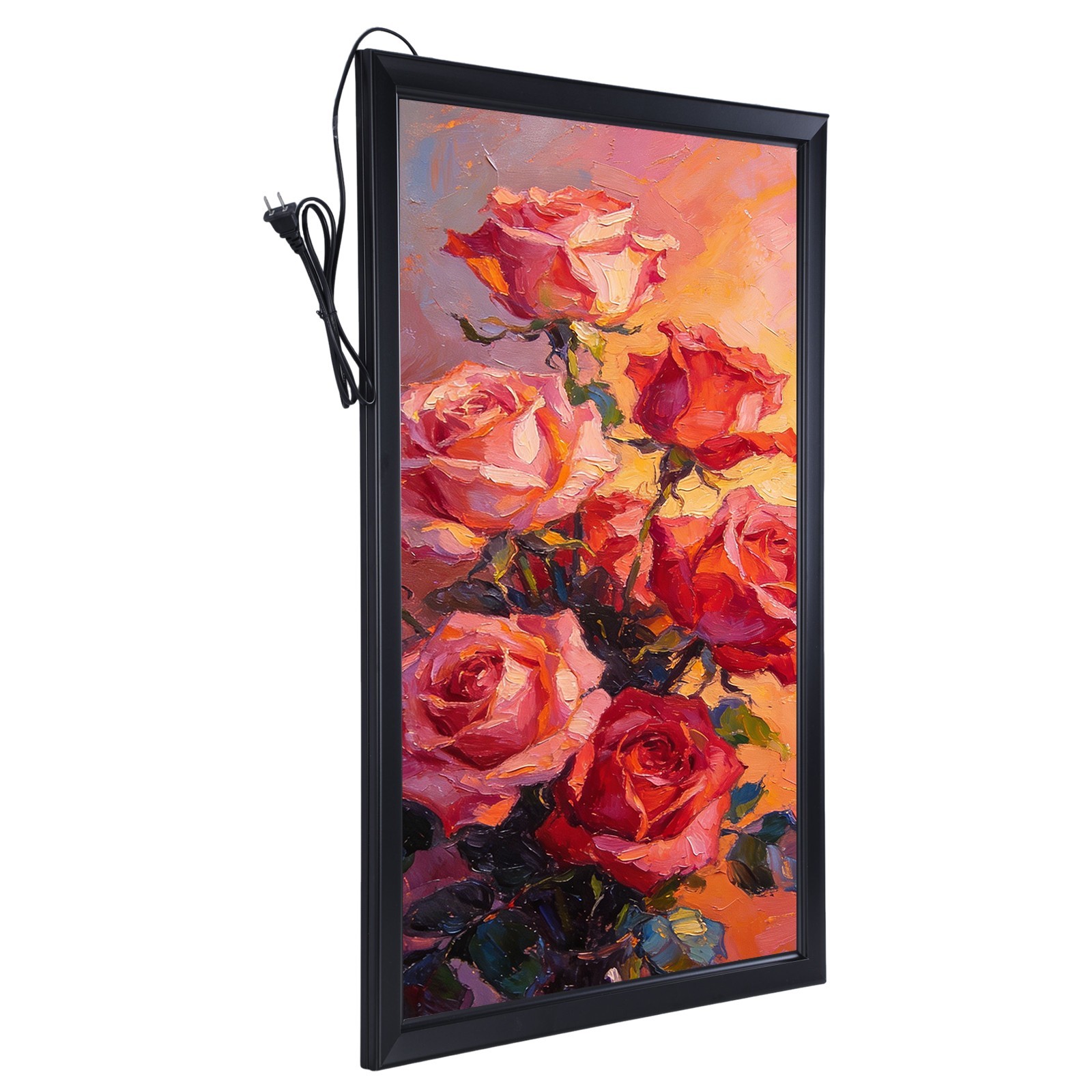 LED Wall Mount Backlit Poster Lightbox Light Up Frame with Dimmer, 16×24 Inch