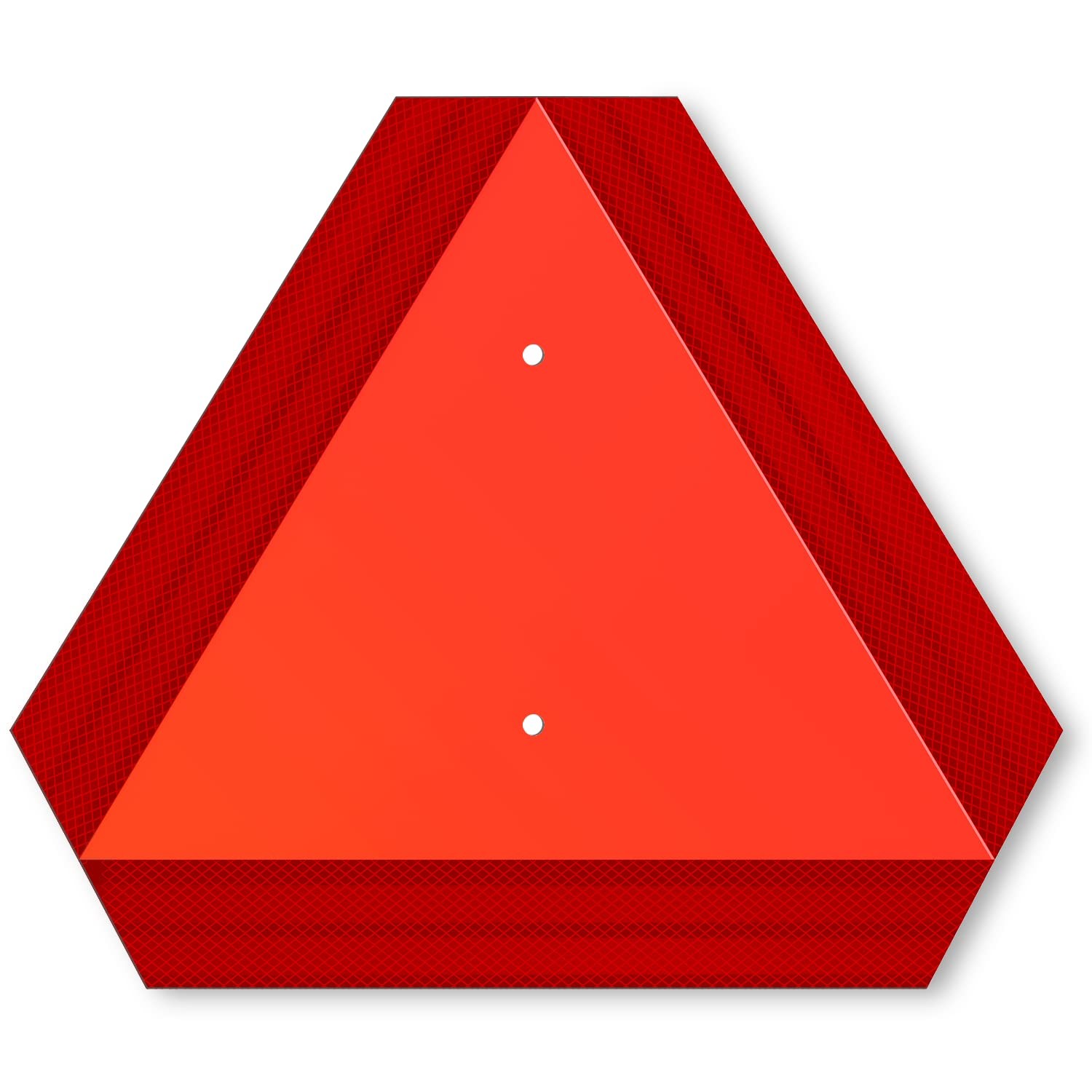 Slow Moving Vehicle Sign, Rust Aluminum Slow Moving Vehicle Triangle Signs, 1…