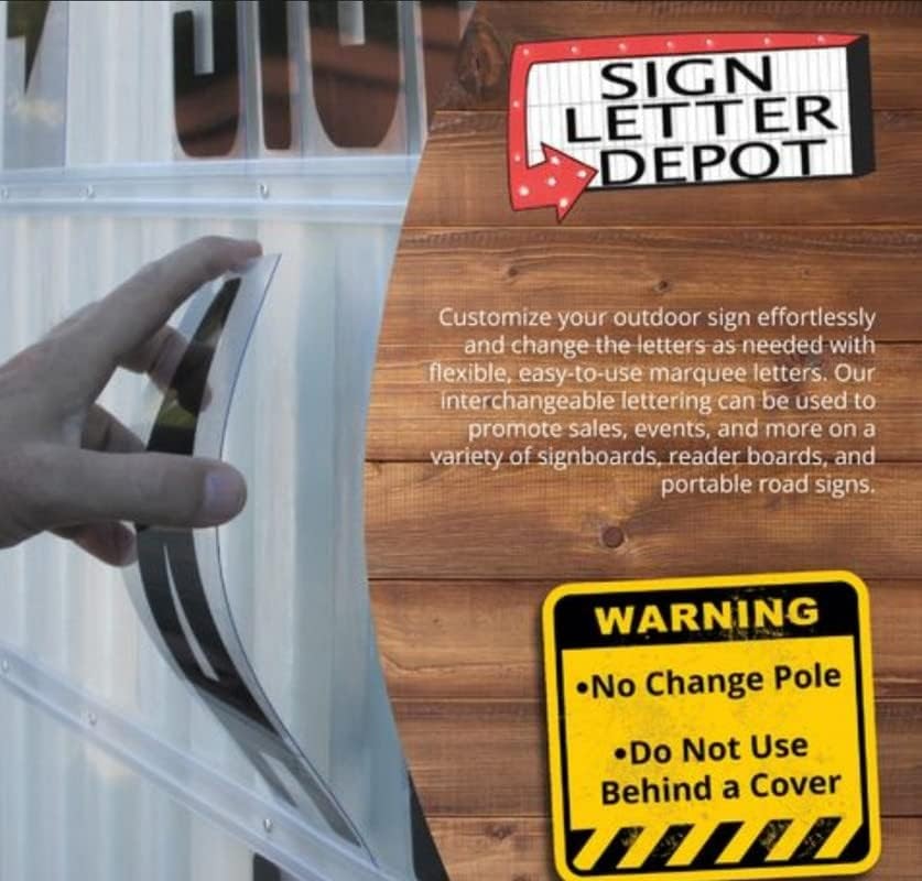 Sign Letter Depot, Marquee Letters, Flexible Outdoor Sign Letters for Change…