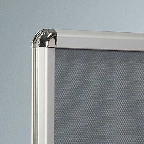 Outdoor Snap Sign, Advertising Sidewalk Display, 22×28 Black, Round Corner