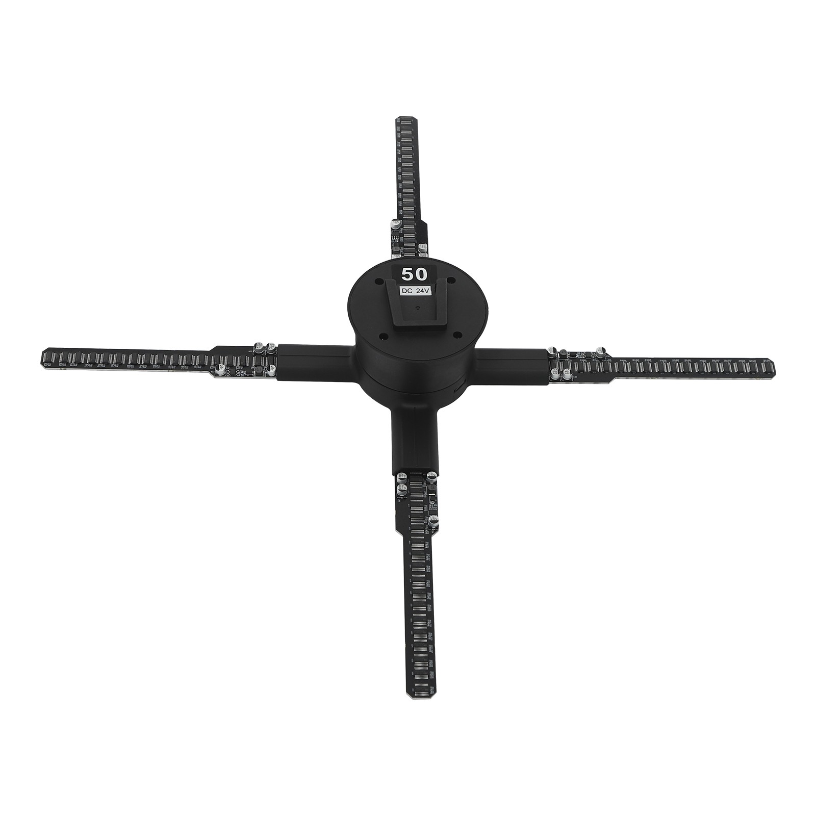 19.6in 3D Hologram Fan 552 LED 1600×552 Resolution Ratio with Remote,APP Control