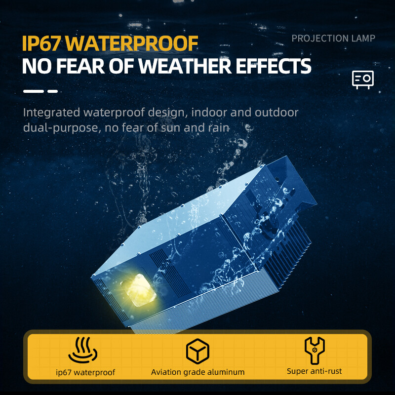 10W-30W Green Outdoor Waterproof Moving Firefly Laser Projector Lights fr Garden