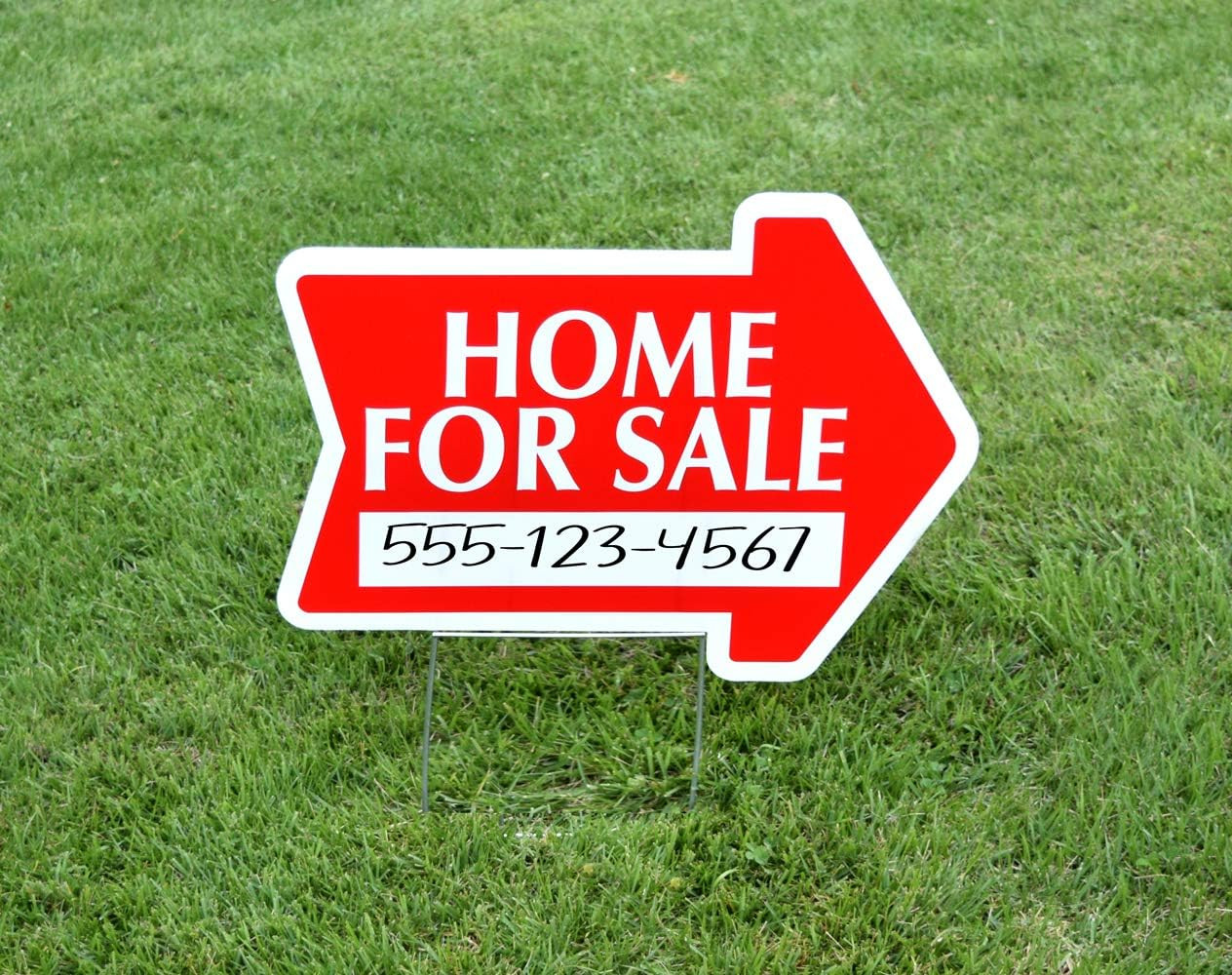 Sturdy Metal Wire Step Stake Frame for Yard Signs 10 X 24 Inch H Frame Wire Sign