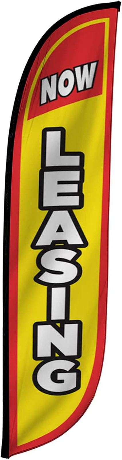 Feather Flag Banner – 12 Feet Tall Advertising Flags for outside Business and Ev