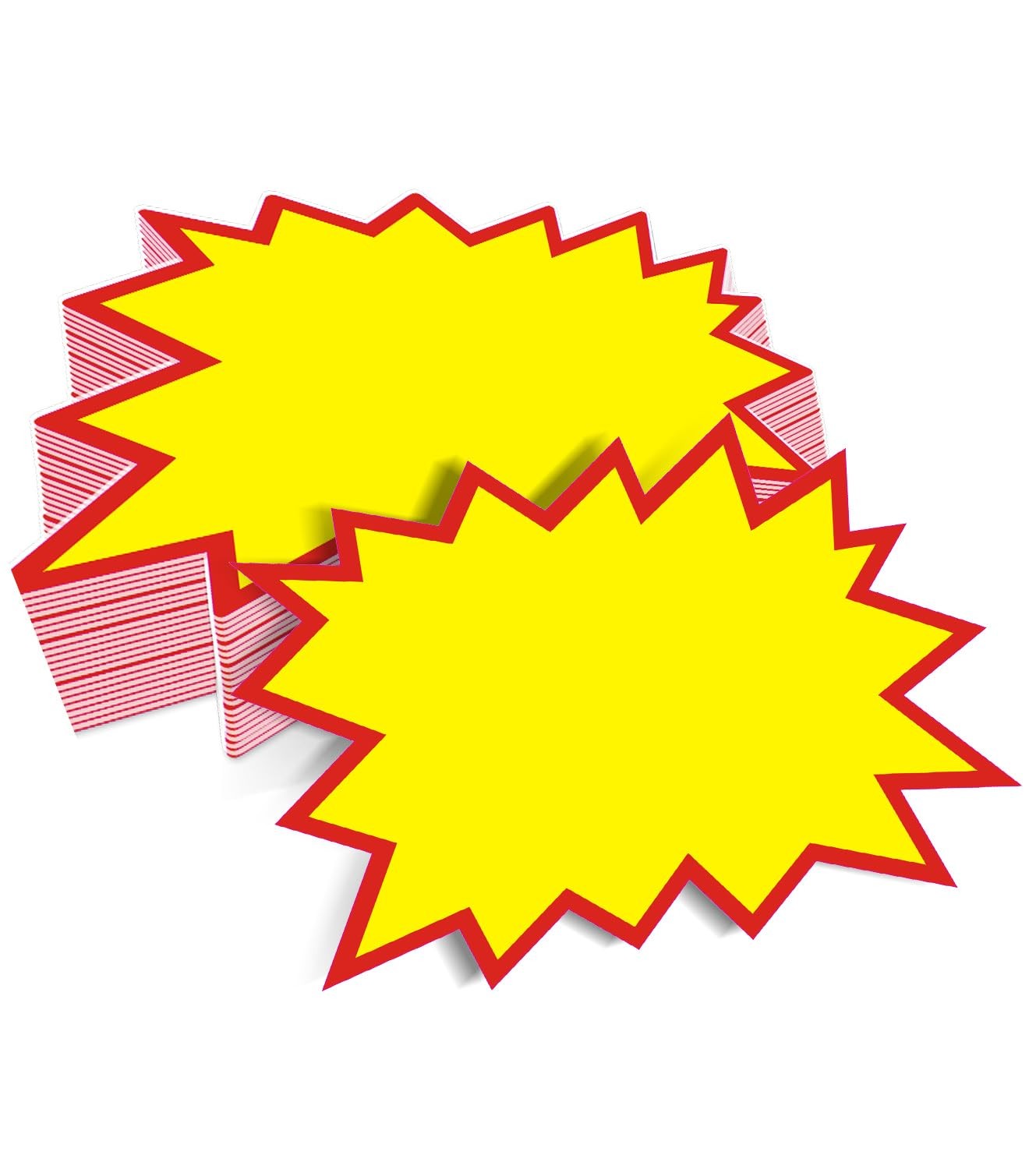 200 Pcs Starburst Signs Blank Sale Price Tags Retail Sale Signs Price Labels