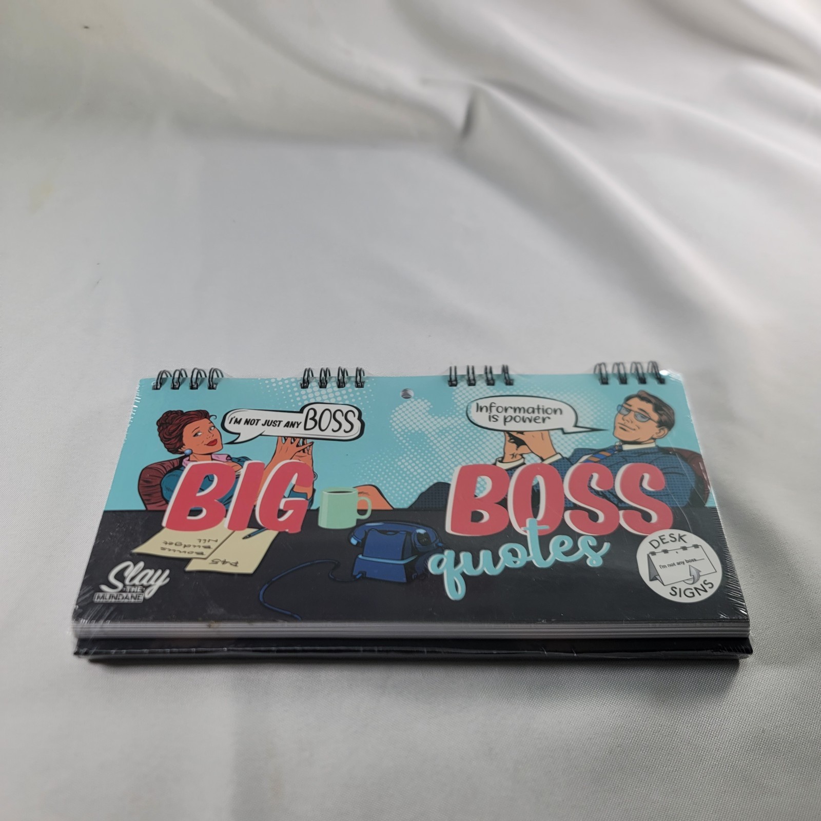 Slay The Mundane Office Desk Signs – Big Boss Quotes