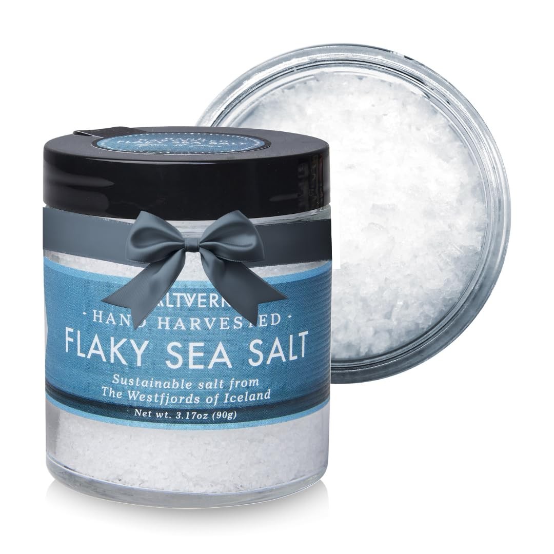 Saltverk Sea Salt – Gourmet, Icelandic, Hand Harvested 3.17 Ounce (Pack of 1)
