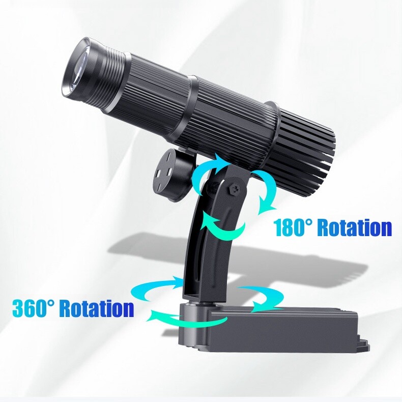 15W Custom Track Advertising Gobo Projector LED Logo Projection for Store Bar