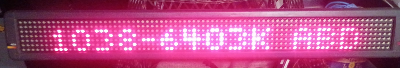 Adaptive Micro Systems Alpha Big Dot Indoor LED Display Sign Electronic Message