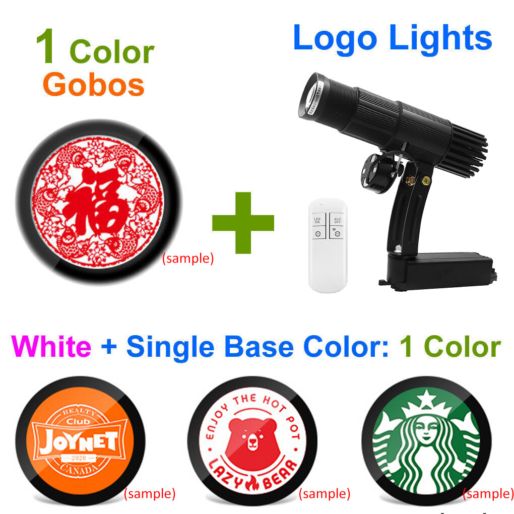 15W Custom Track Advertising Gobo Projector LED Logo Projection for Store Bar