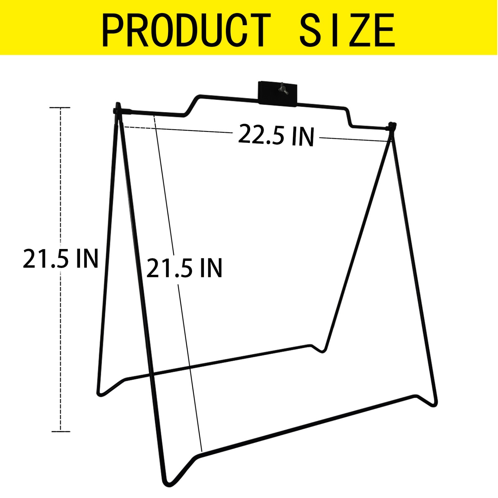 2 UNITS BLACK A-Frame Sign for Open House Sign Real Estate Realtors Sidewalk