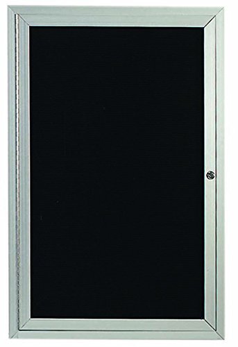 Enclosed Outdoor 24″x36″ One Door Satin Anodized Finish Aluminum Directory