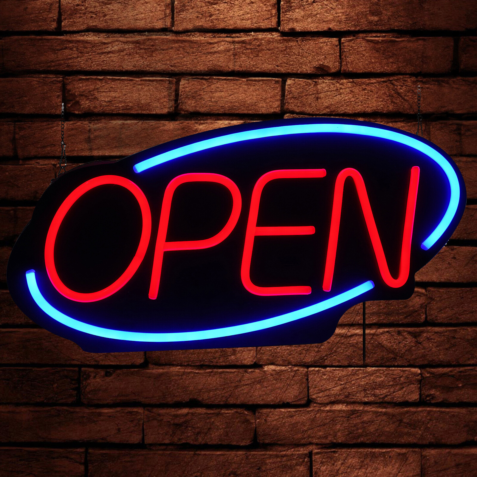 Large LED Open Sign Neon Light Bright for Restaurant Bar Pub Shop Store Business