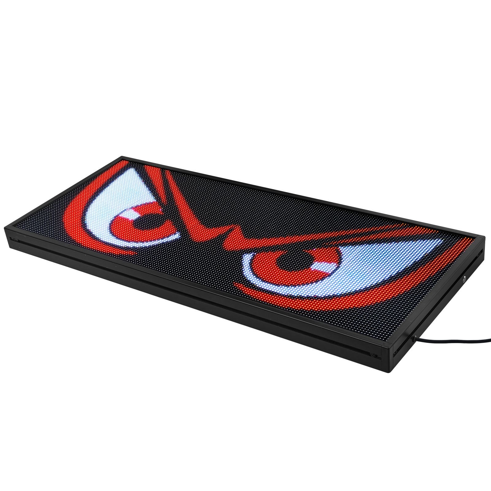 Flexible Aluminum LED Display Board, 64x160px, Scroll Text & GIF, Outdoor Use