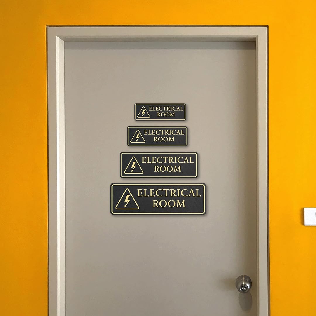 Standard Plus Electrical Room Wall or Door Sign | Workplace Safety Signage