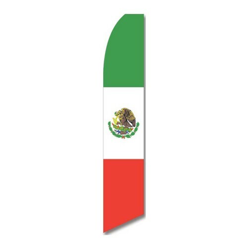 MEXICO Advertising Sign Swooper Feather Banner Flag Only Sign
