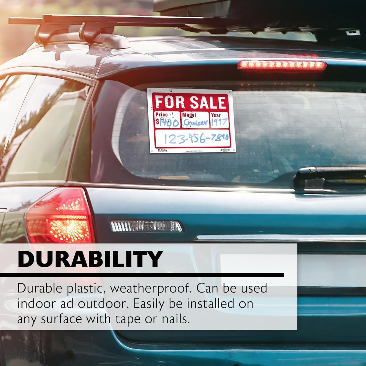 Durable 4-Pack of For Sale Signs – Bold 9 x 12 in, Ideal for Property Listings