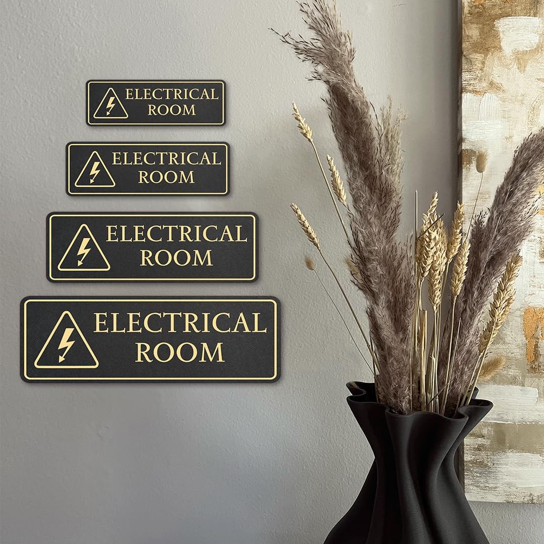 Standard Plus Electrical Room Wall or Door Sign | Workplace Safety Signage