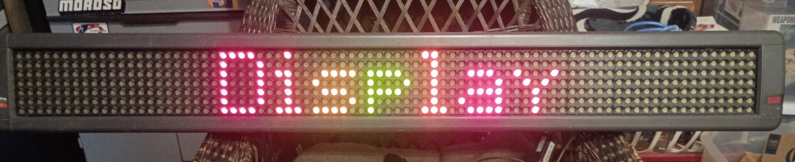Adaptive Micro Systems Alpha Big Dot Indoor LED Display Sign Electronic Message