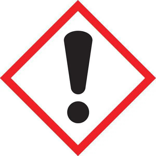 Accuform Label,Exclamation,1×1 In,Poly,500 Roll LZH607EV5 Accuform LZH607EV5