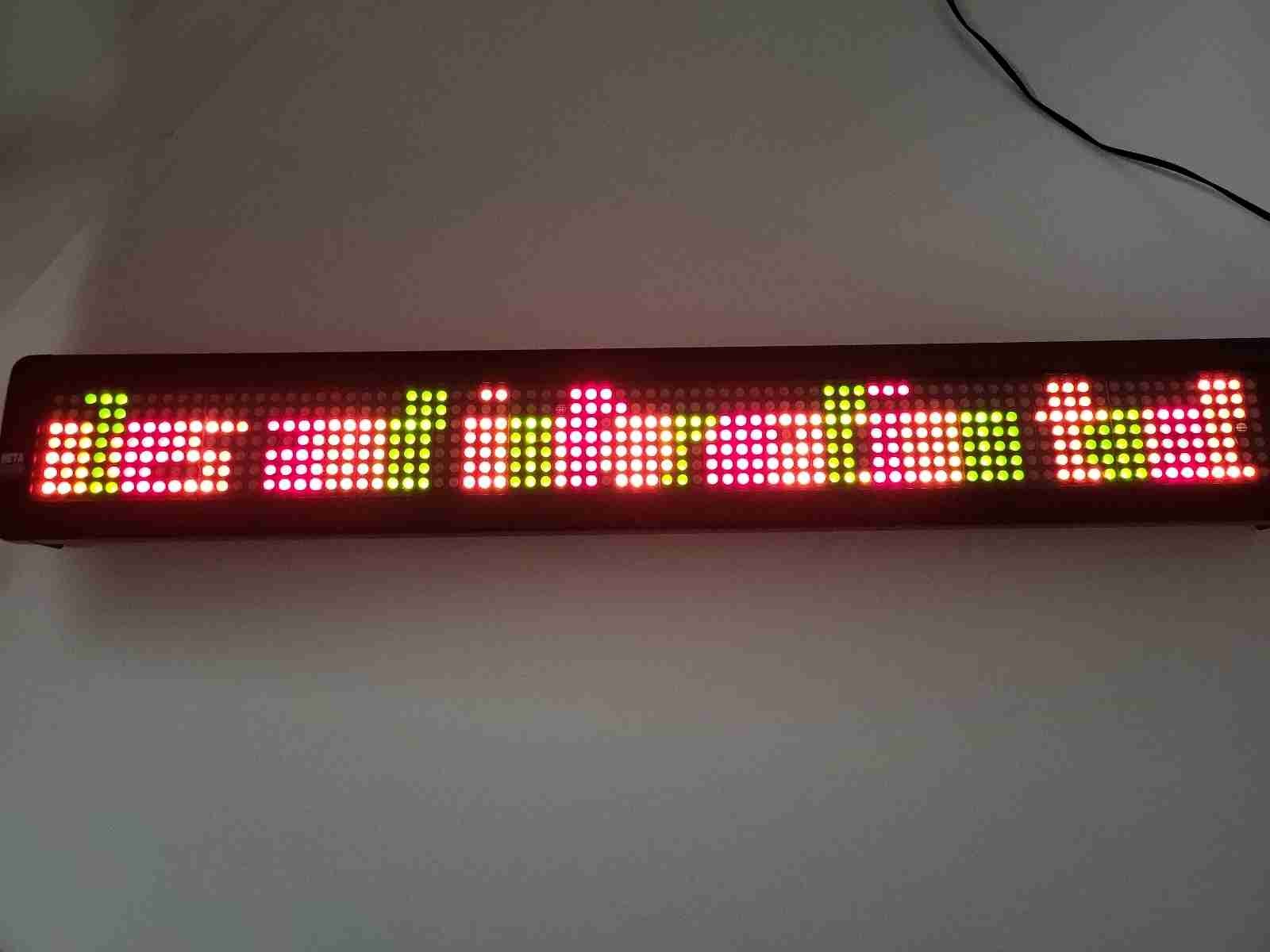 Betabrite Adaptive Micro LED Sign Model 213C-1 OEM Genuine 26″ Indoor SIGN ONLY