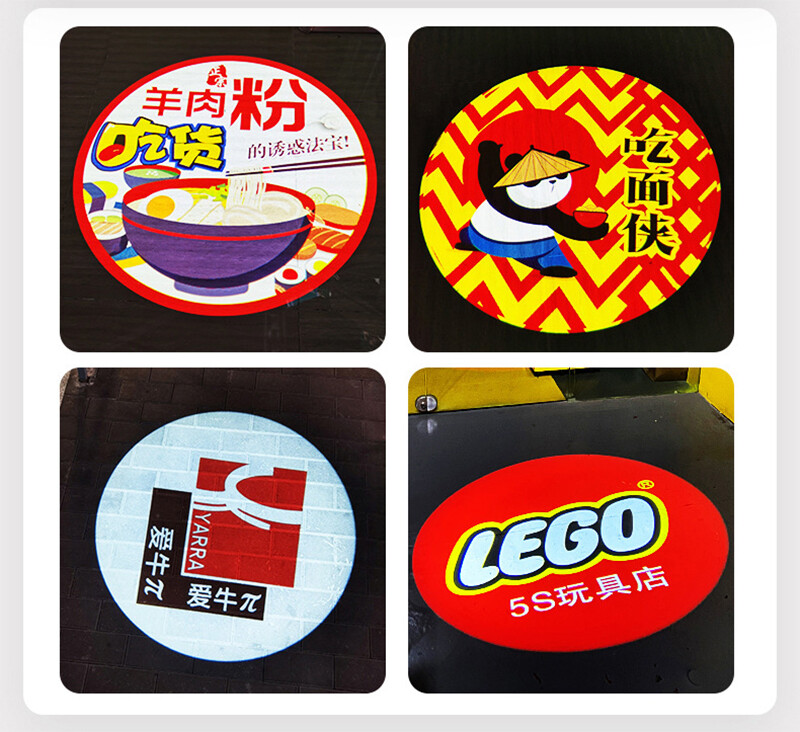 15W-50W Customized Indoor Christmas Decoration Advertising Logo Gobo Projector