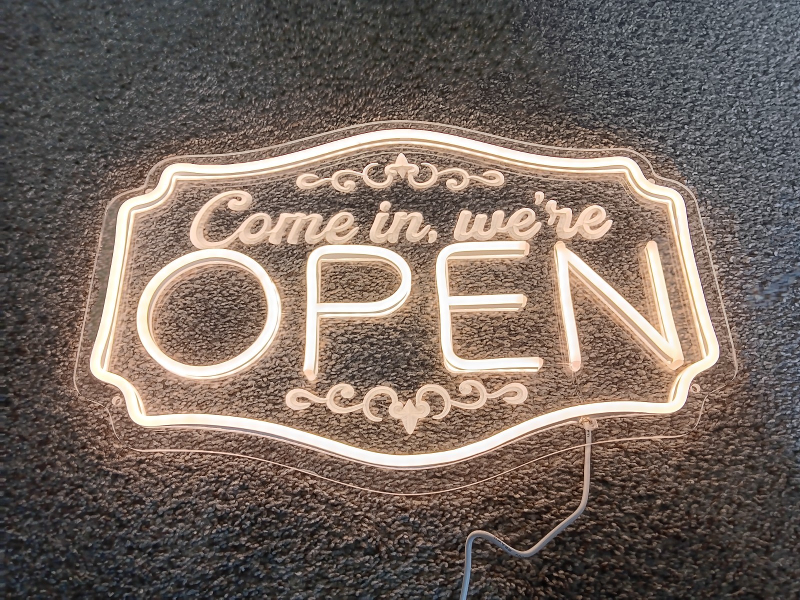 LED Open Sign for Business Adjustable Brightness 16″ Wide 10 1/2″ Tall