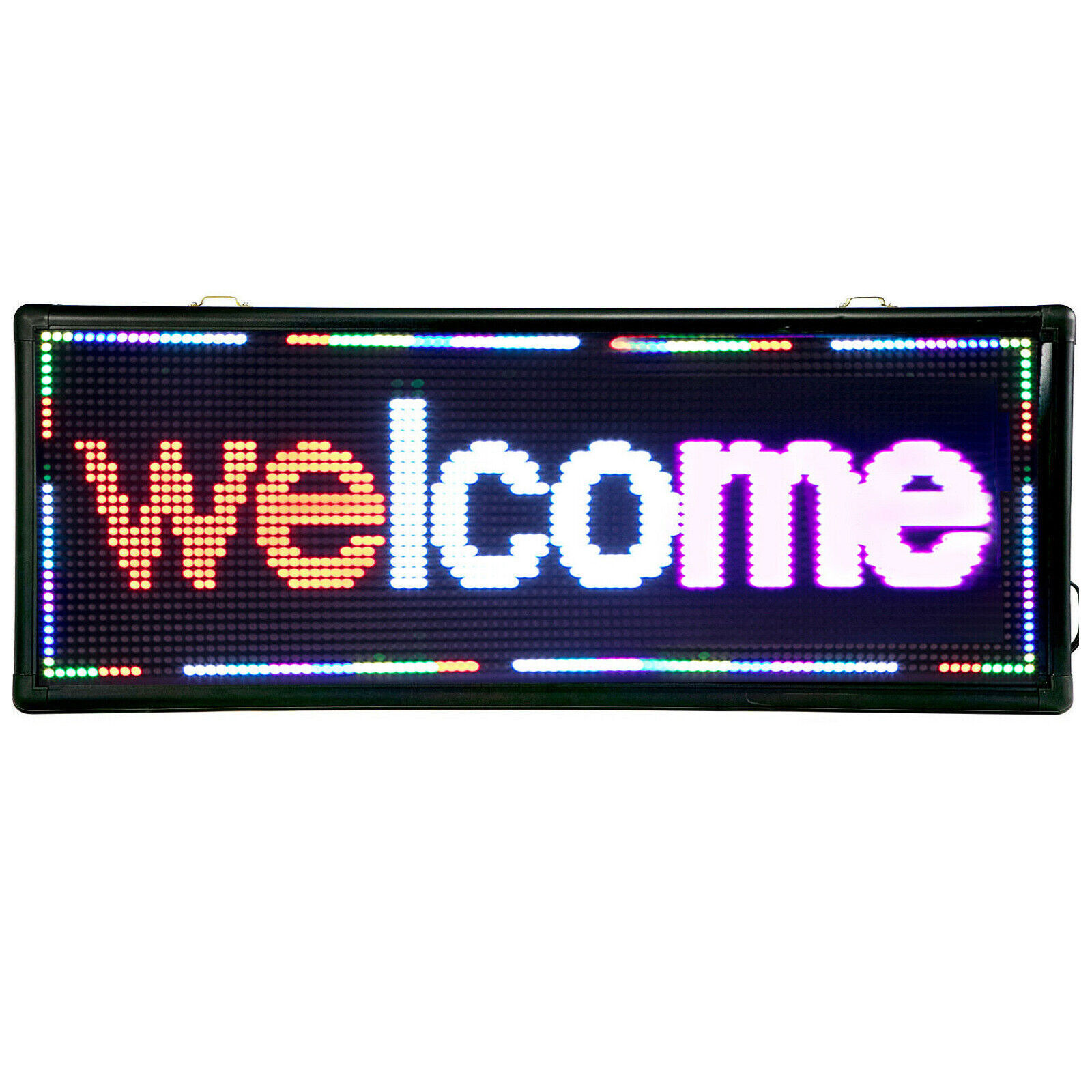 40″X15, 40″X8″ LED Sign Indoor Scrolling Message Board 3/7 Color Programmable US