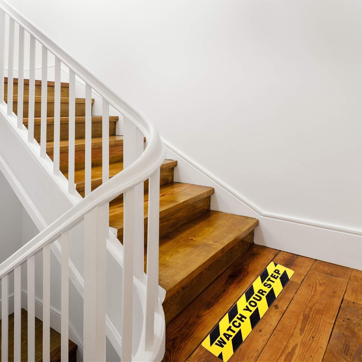 4 pk 6″ x 24″ Watch Your Step Floor Tape Anti Slip Warning Sign Adhesive Sticker