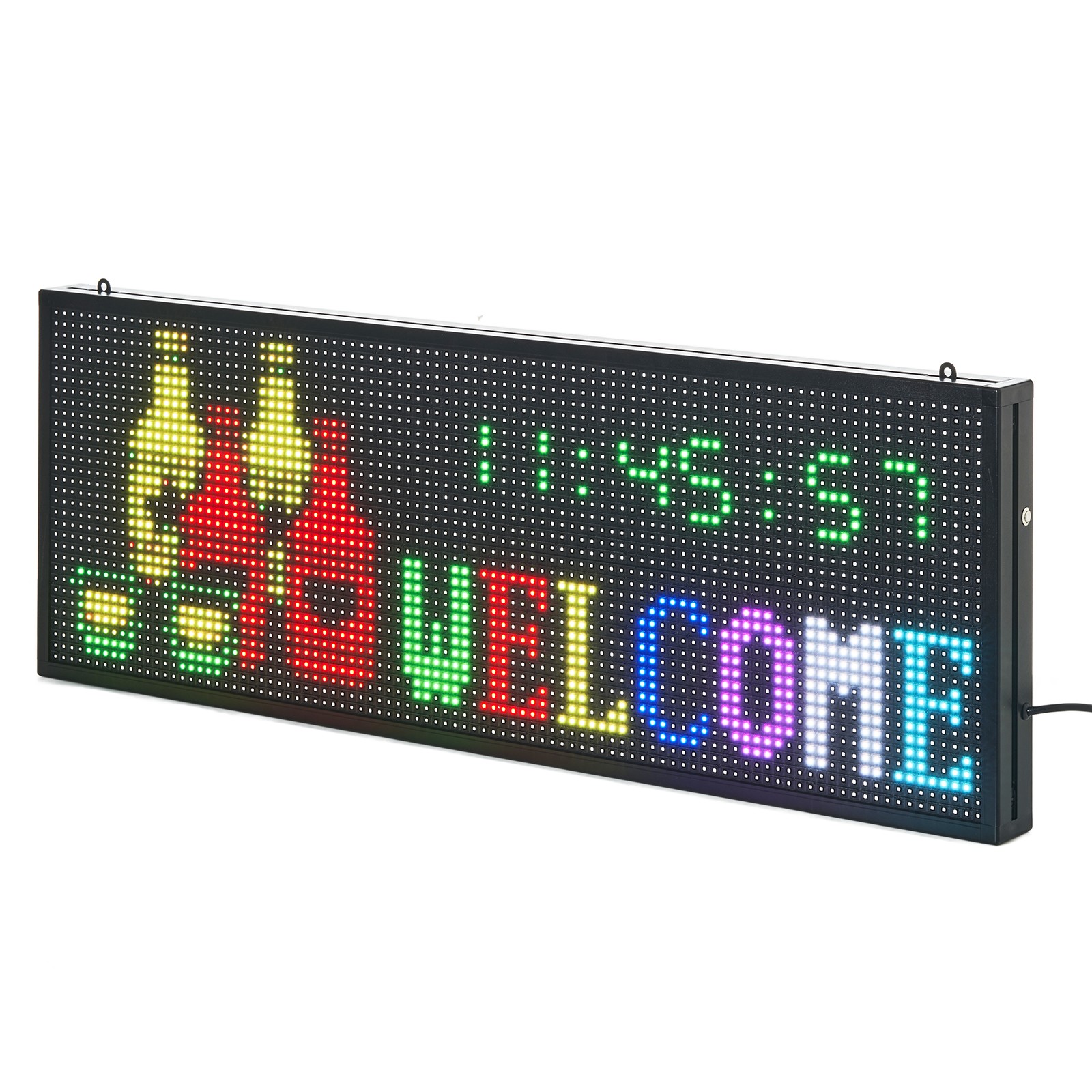 Uimoso 40×14 in LED Display Board with Programmable Scrolling Text,P10Full-Color