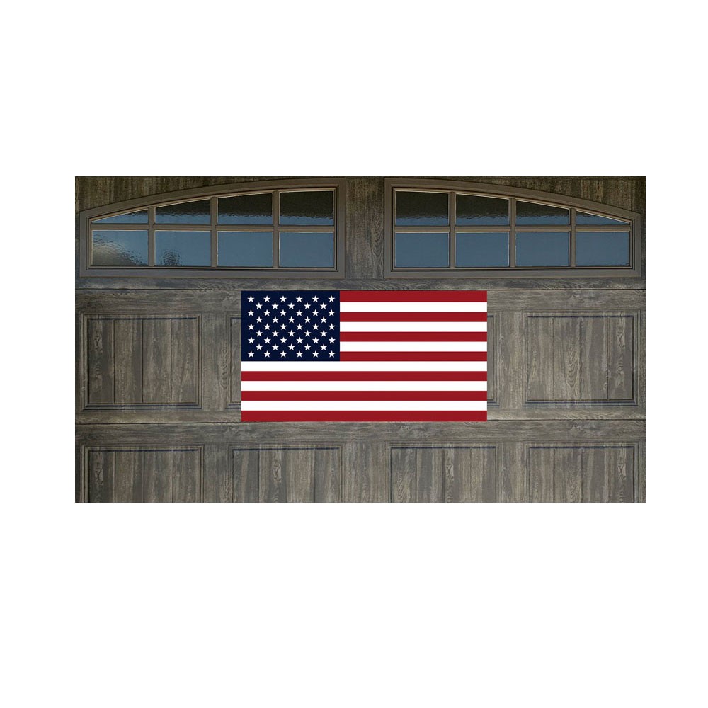 US Flag 21″ x 40″ Magnetic Garage Banner For Steel Garage Doors