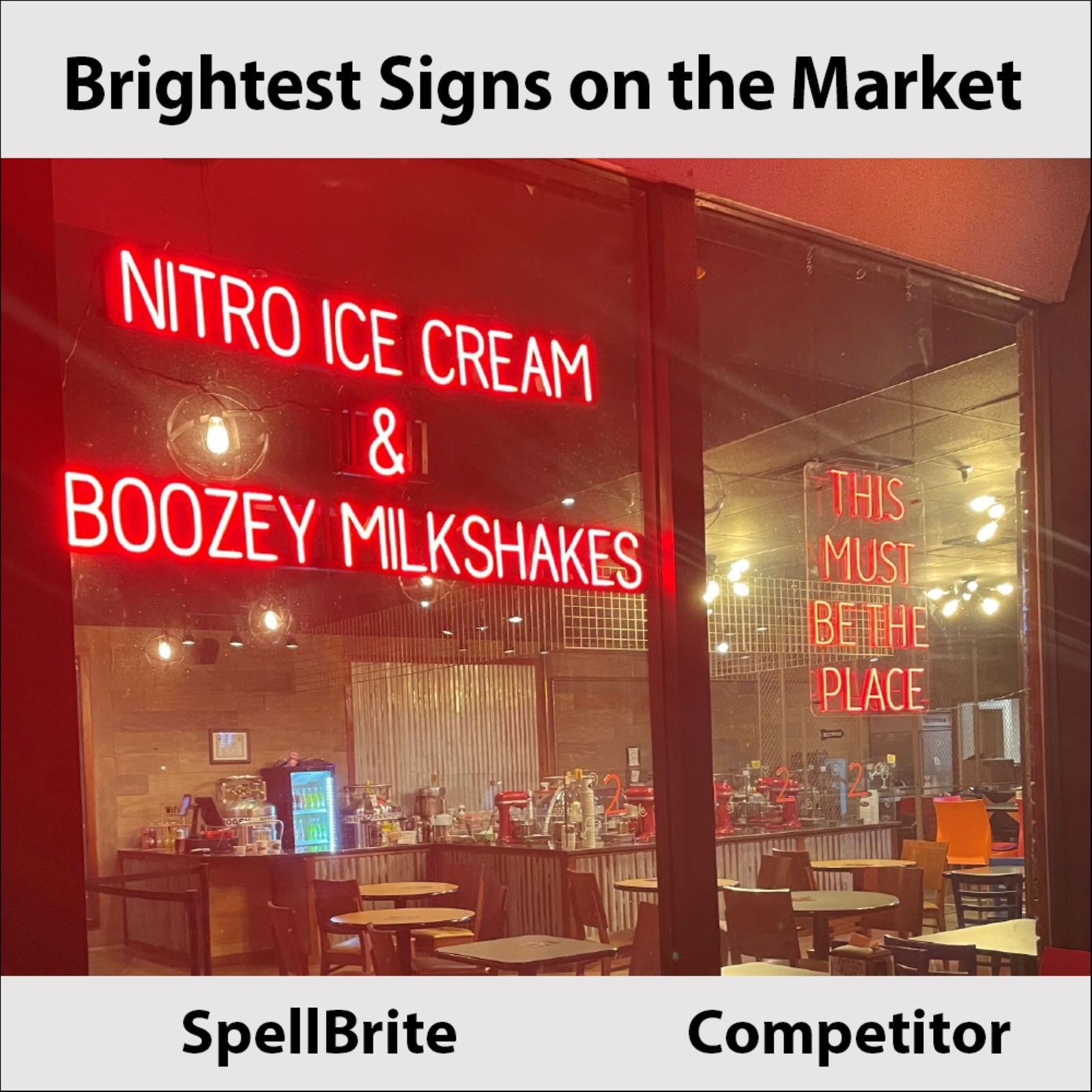 SpellBrite OPEN RIGHT NOW! Sign | Neon Sign Look, LED Light | 18.1″ x 23.8″