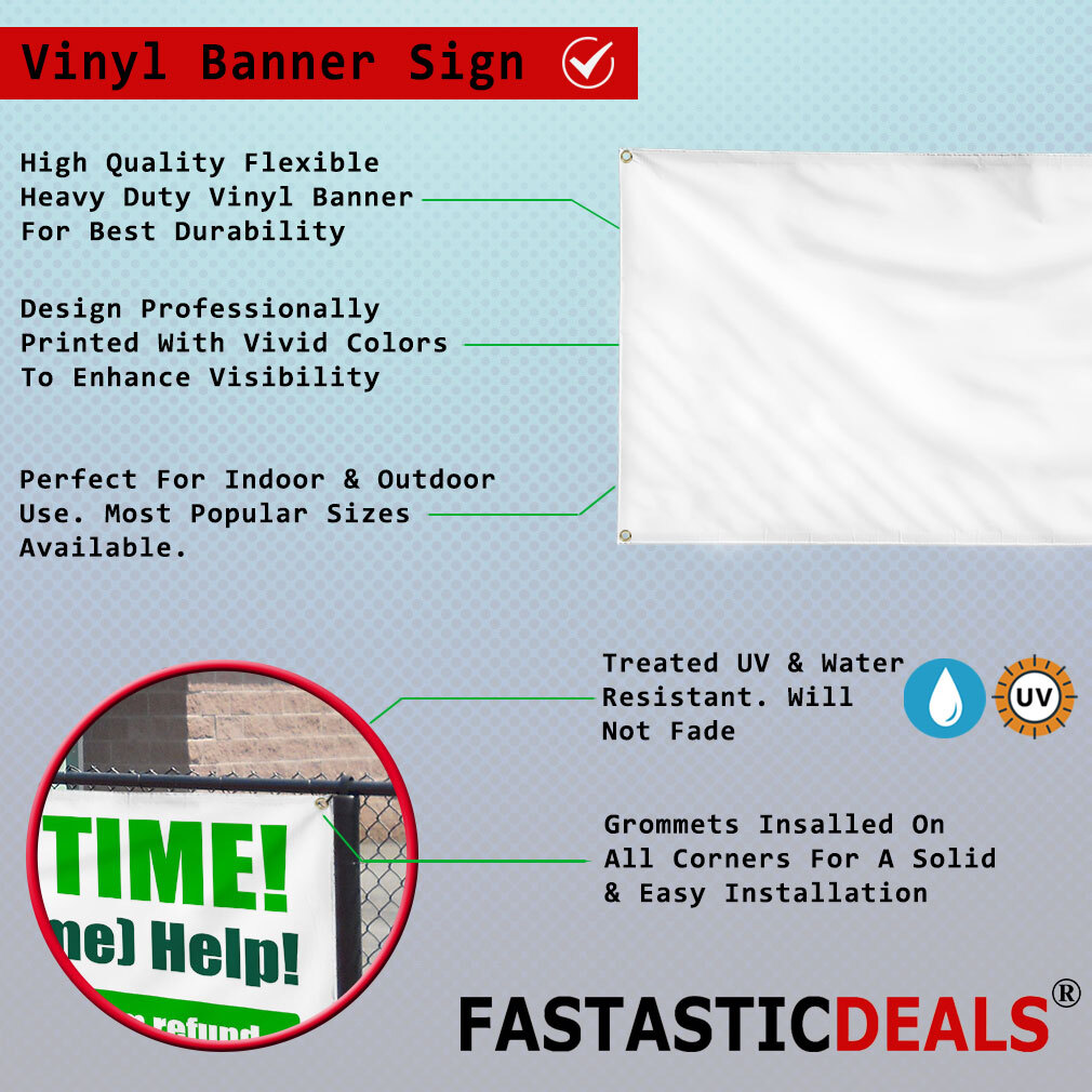 Vinyl Banner Multiple Sizes Vitamins and Supplements Business Pharmacies Outdoor