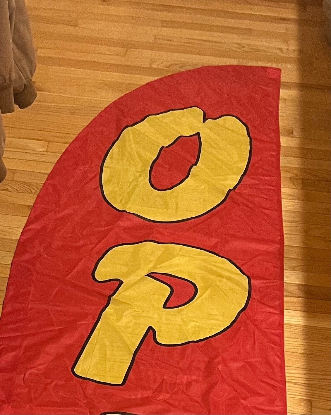 NOW OPEN FULL CURCE WINDLESS ADVERTISING FLAGS BANNER **BRAND NEW** OPEN SIGNAGE