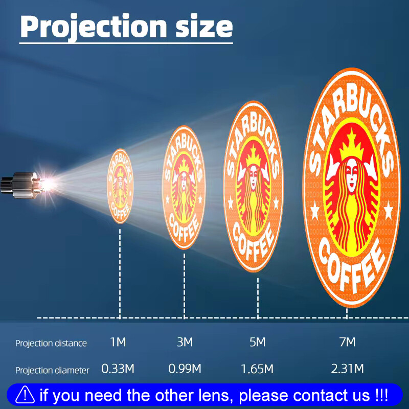 15W-50W Customized Indoor Christmas Decoration Advertising Logo Gobo Projector