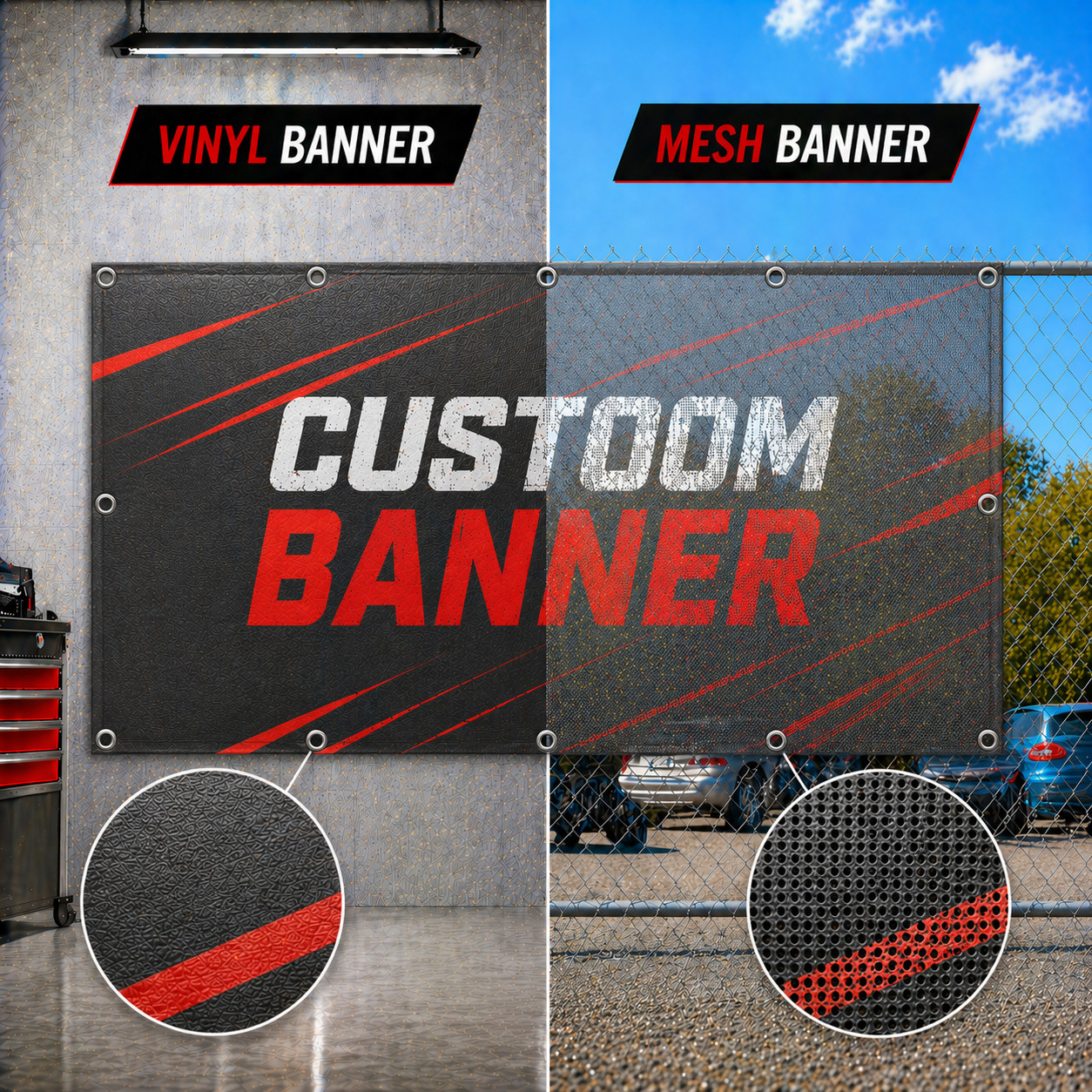 APPLIANCE Advertising Banner Vinyl Mesh Sign fix service mechanic shop repair