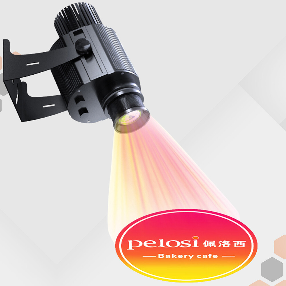 15W-110W LED Auto Color Changing Gobo Projector Customized Waterproof Outdoor AD
