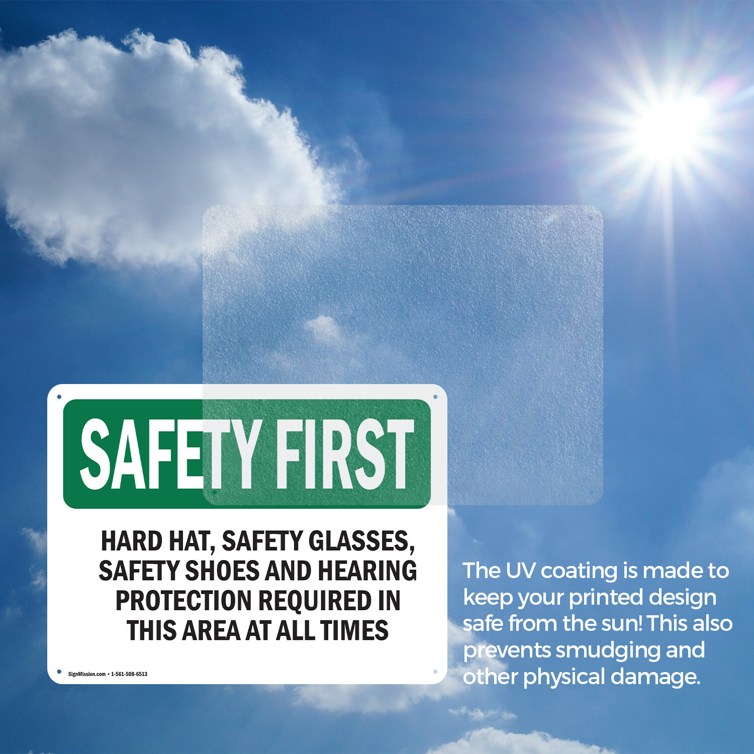 (2 Pack) Hard Hat Safety Glasses Safety Shoes And OSHA Safety First Sign Decal