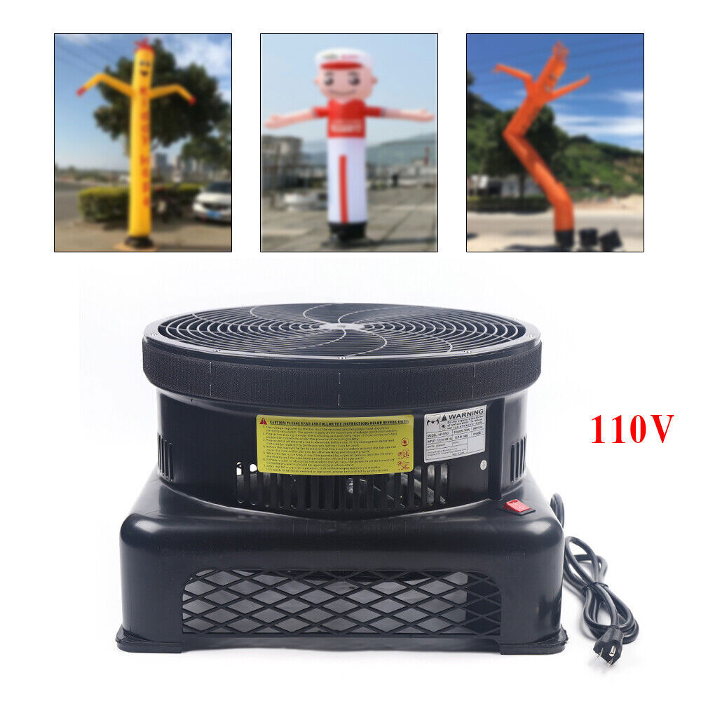 18Inch Air Blower Fan For Outdoor Inflatable Dancer Wind Tube Man Puppet Fly Guy