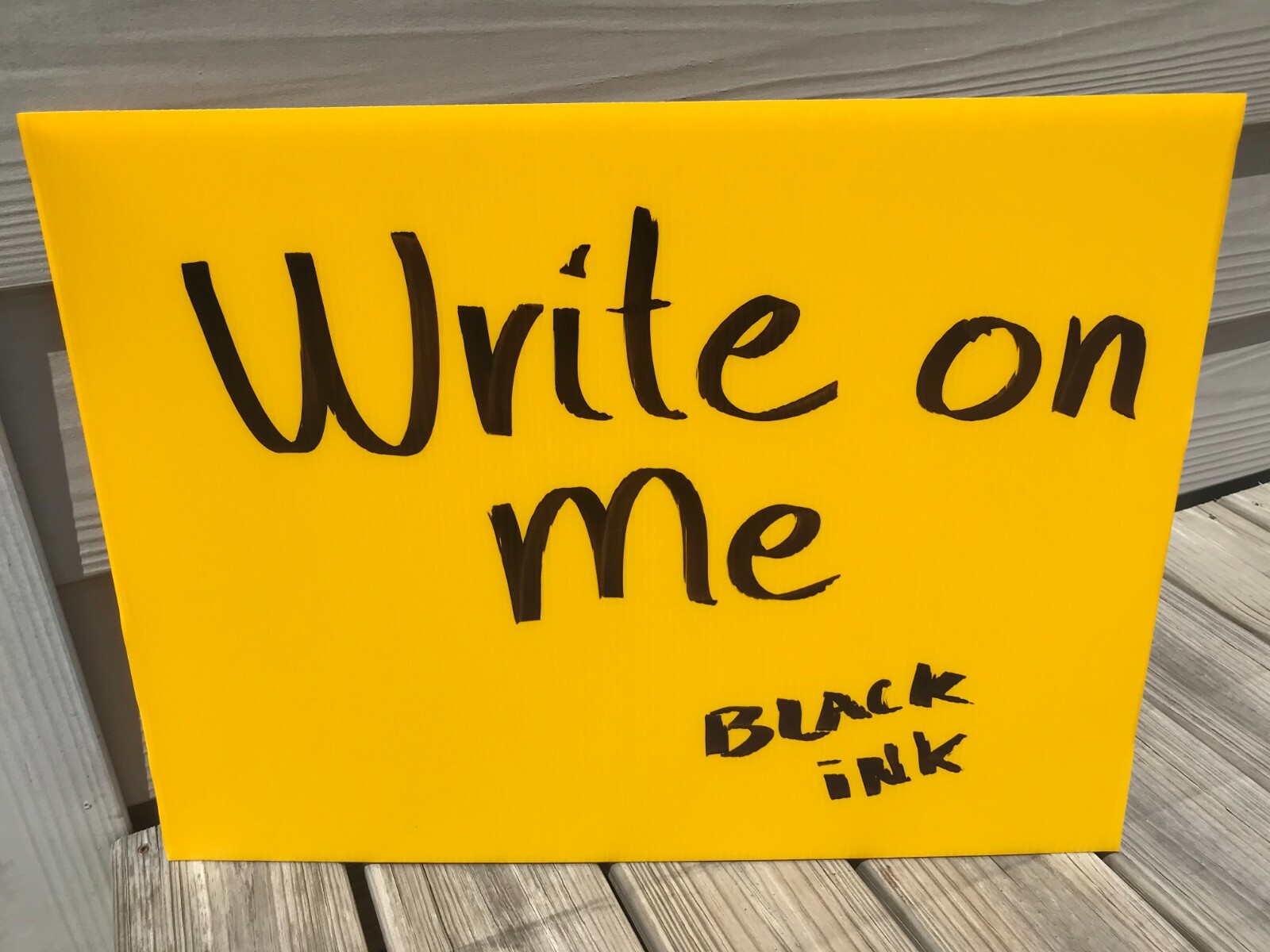 10 Blank Signs YELLOW 18″ x 24″ x 4 mm corrugated plastic, bundles of 10 pieces
