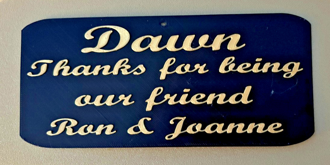 Custom 3.5 X 6.5 Sign for Home Office Small Business Wall Door Plaque Gold Black